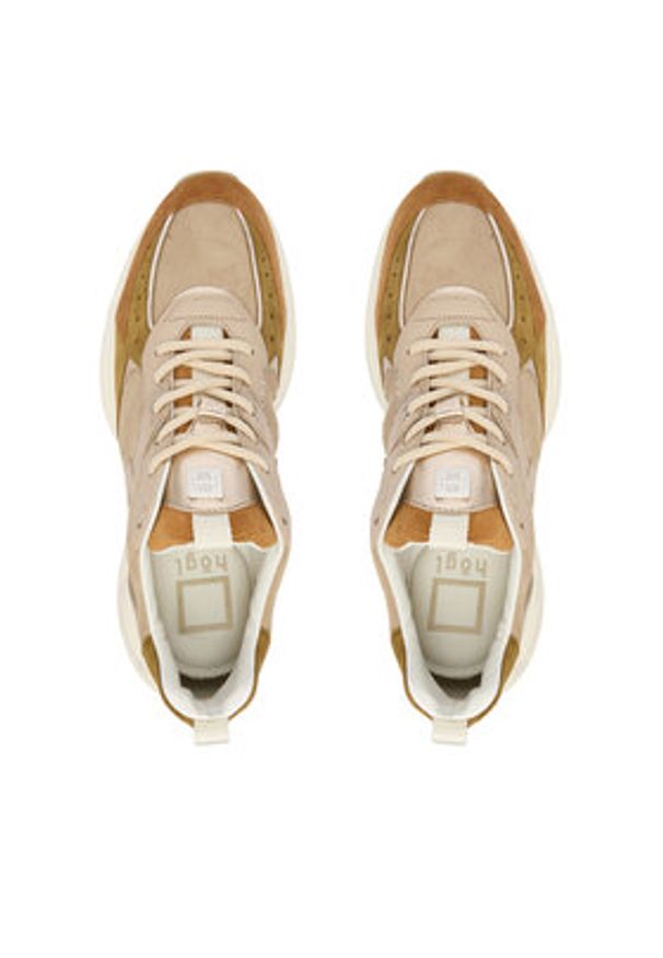 HÖGL Sneakersy 0-105302-14990 Beżowy. Kolor: beżowy. Materiał: skóra, zamsz