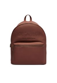Love Moschino - LOVE MOSCHINO Plecak JC4049PP1PLE0200 Brązowy. Kolor: brązowy. Materiał: skóra #1
