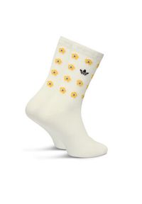 Adidas - adidas Skarpety długie JV7833 Écru. Kolor: kremowy. Materiał: bawełna #3