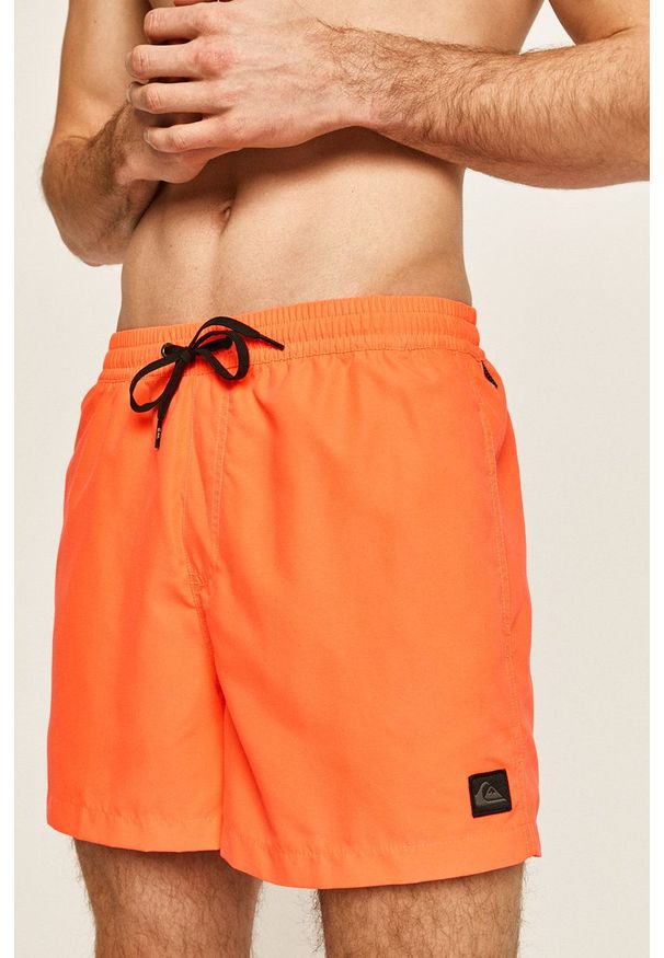 Quiksilver kolor różowy. Kolor: różowy. Materiał: tkanina, materiał