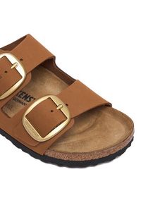 Birkenstock Klapki Arizona Big Buckle 1032989 Brązowy jasny. Kolor: brązowy. Materiał: skóra #3