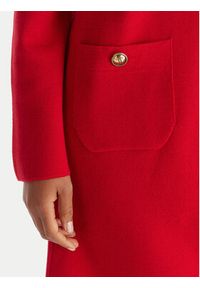 Luisa Spagnoli Sukienka dzianinowa Magilla 100109 Czerwony Regular Fit. Kolor: czerwony. Materiał: wełna #4