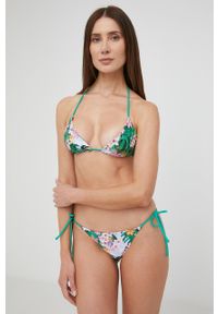 Desigual figi kąpielowe dwustronne 22SWMK22 kolor zielony. Kolor: zielony. Materiał: materiał, dzianina #6