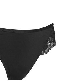 Hunkemöller Stringi Stormi 301620 Czarny. Kolor: czarny. Materiał: syntetyk