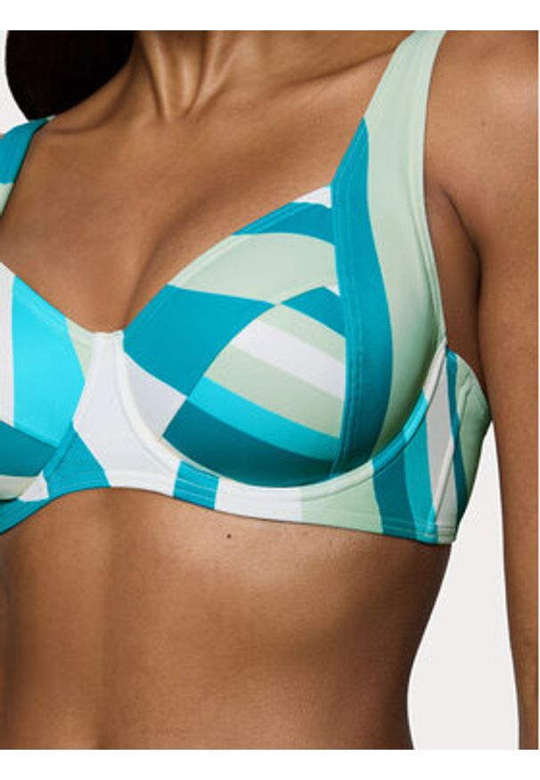 Triumph Góra od bikini Summer Mix & Match 10214535 Niebieski. Kolor: niebieski. Materiał: syntetyk
