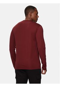 EA7 Emporio Armani Longsleeve 8NPT17 PJRGZ 1496 Czerwony Regular Fit. Kolor: czerwony. Materiał: syntetyk, wiskoza. Długość rękawa: długi rękaw #5