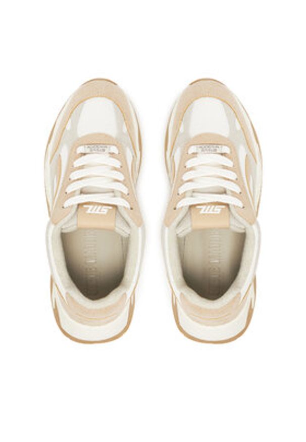 Steve Madden Sneakersy Sneak Peak-E SM19000129 Srebrny. Kolor: srebrny. Materiał: materiał