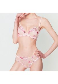 Intica - Zestaw bielizny koronkowej z haftem Aoiffe. Kolor: wielokolorowy. Materiał: koronka. Wzór: haft #2