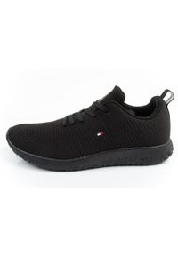 TOMMY HILFIGER - Buty sportowe sneakersy męskie Tommy Hilfiger Corporate. Kolor: czarny