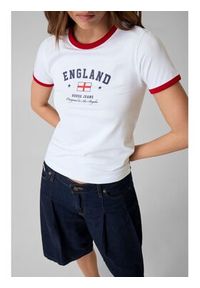 Guess Jeans T-Shirt 183096 Biały Classic Fit. Kolor: biały #2