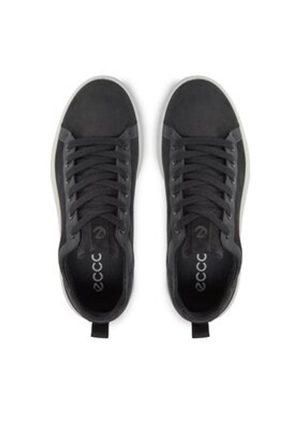 ecco - ECCO Sneakersy Street 720 20975351052 Czarny. Kolor: czarny. Materiał: skóra, nubuk