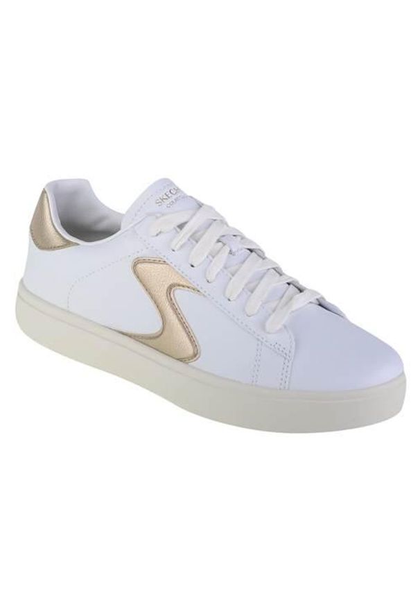 skechers - Buty do chodzenia damskie Skechers Eden Lx-beaming Glory. Kolor: biały. Materiał: materiał, tkanina, syntetyk, guma. Sport: turystyka piesza