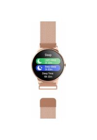 Smartwatch FOREVER Forevive 2 SB-330 Różowe złoto. Rodzaj zegarka: smartwatch. Kolor: złoty, wielokolorowy, różowy #4