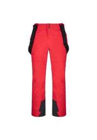 Męskie spodnie narciarskie Kilpi MIMAS-M. Kolor: czerwony. Sezon: zima. Sport: narciarstwo #1