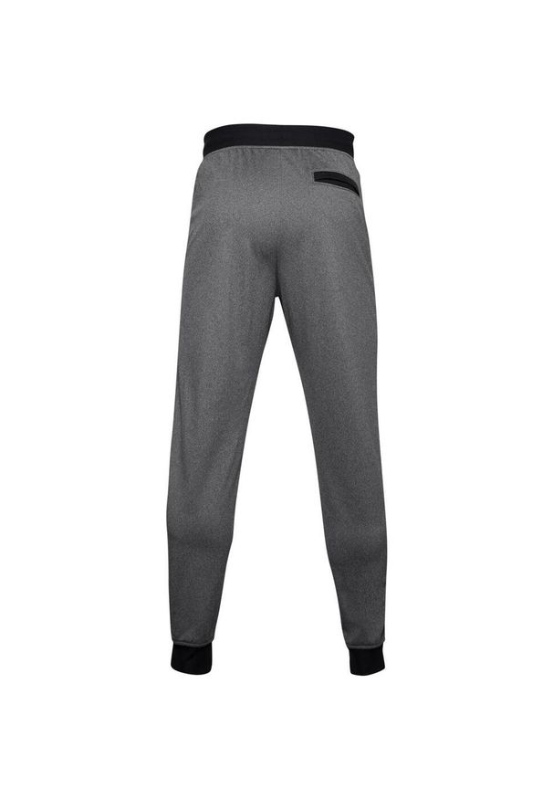 Spodnie Under Armour Sportstyle Jogger, Mężczyźni. Kolor: czarny, szary, wielokolorowy. Materiał: poliester, materiał. Sport: piłka nożna