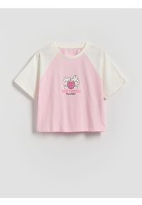 Reserved - T-shirt Mimi & Neko - wielobarwny. Materiał: bawełna #1