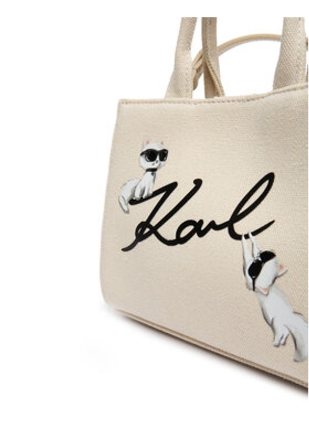 Karl Lagerfeld - KARL LAGERFELD Torebka B1W50094 Beżowy. Kolor: beżowy