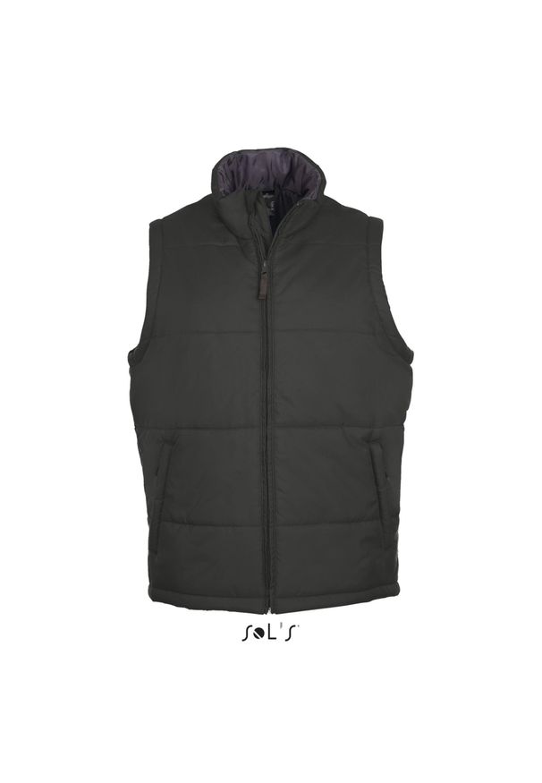 SOL'S - Kurtka bez rękawów Sol's Warm. Kolor: wielokolorowy, szary, brązowy. Styl: sportowy. Sport: turystyka piesza