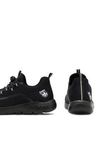 Rieker Sneakersy M5070-00 Czarny. Kolor: czarny. Materiał: materiał, mesh