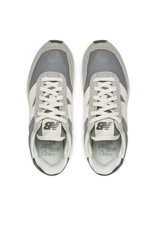 New Balance Sneakersy U370AH Szary. Kolor: szary. Materiał: zamsz, skóra