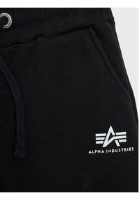 Alpha Industries Spodnie dresowe Basic 116712 Czarny Regular Fit. Kolor: czarny. Materiał: bawełna #2