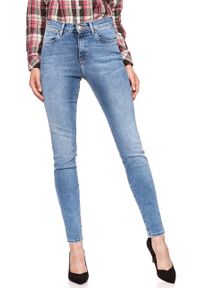 Wrangler - WRANGLER HIGH RISE SKINNY BEST BLUE W27HX794O. Stan: podwyższony #6