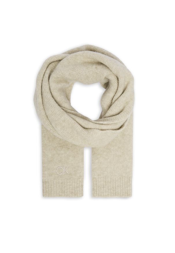Szalik Calvin Klein. Kolor: beżowy