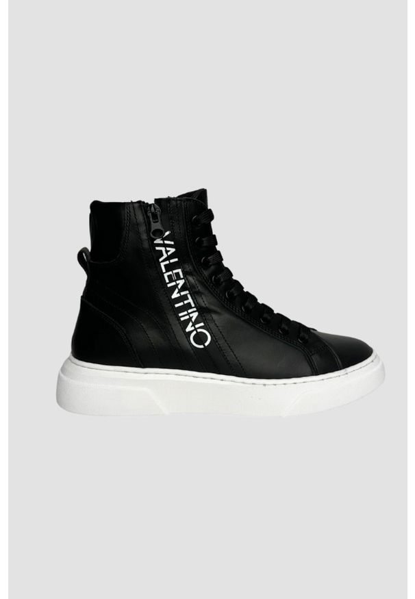 Valentino by Mario Valentino - VALENTINO Czarne sneakersy HIGH-TOP, Rozmiar 41. Kolor: czarny