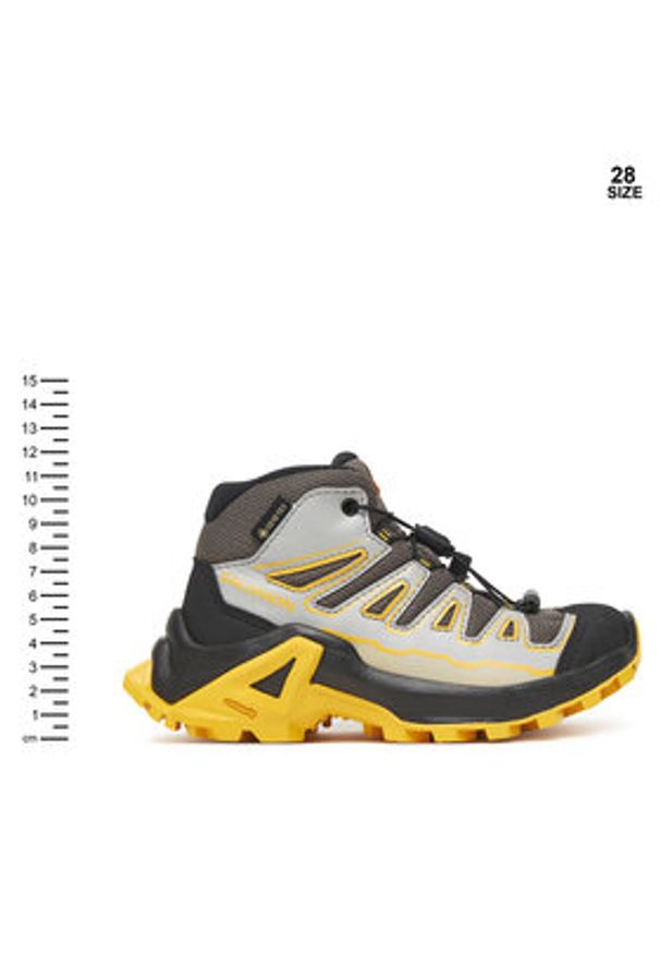 salomon - Salomon Trekkingi X Ultra Mid Gore-Tex L47746000 Szary. Kolor: szary. Materiał: materiał. Technologia: Gore-Tex. Sport: turystyka piesza