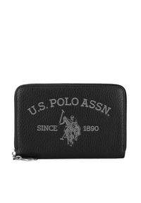 U.S. Polo Assn. Duży Portfel Damski WIUXT8414WVP Czarny. Kolor: czarny