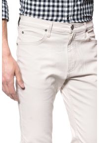 Lee - LEE RIDER MĘSKIE SPODNIE JEANSOWE WHITE SAND L701LB15. Materiał: jeans #3