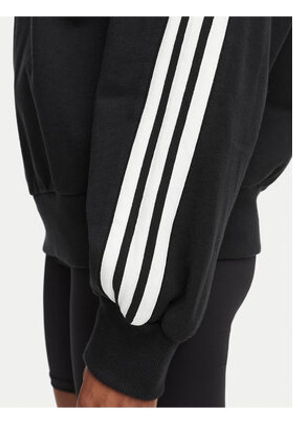 Adidas - adidas Bluza Kit 3-Stripes KV9857 Czarny Regular Fit. Kolor: czarny. Materiał: bawełna