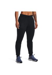 Spodnie dresowe damskie Under Armour Fleece Jogger. Kolor: czarny. Materiał: dresówka