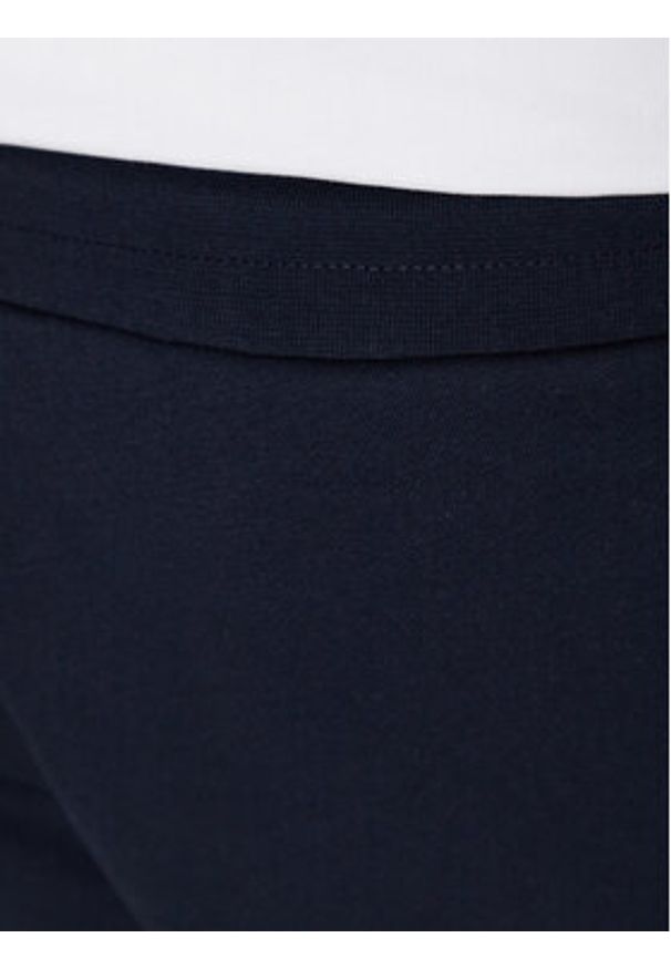 TOMMY HILFIGER - Tommy Hilfiger Szorty sportowe Curve Logo MW0MW30014 Granatowy Regular Fit. Kolor: niebieski. Materiał: bawełna. Styl: sportowy