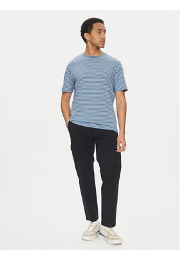 BOSS T-Shirt TalesStripe 50499334 Niebieski Relaxed Fit. Kolor: niebieski. Materiał: bawełna