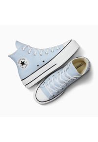 Adidasy Converse Chuck Taylor All Star Lift, Kobiety. Kolor: niebieski. Materiał: materiał. Model: Converse All Star
