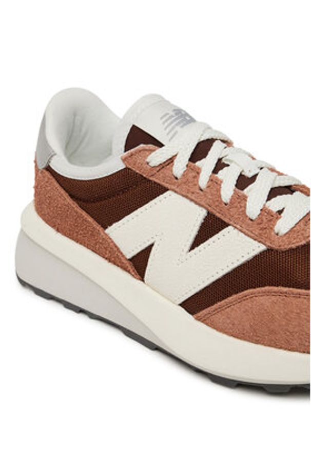 New Balance Sneakersy U370AI Brązowy. Kolor: brązowy. Materiał: zamsz, skóra