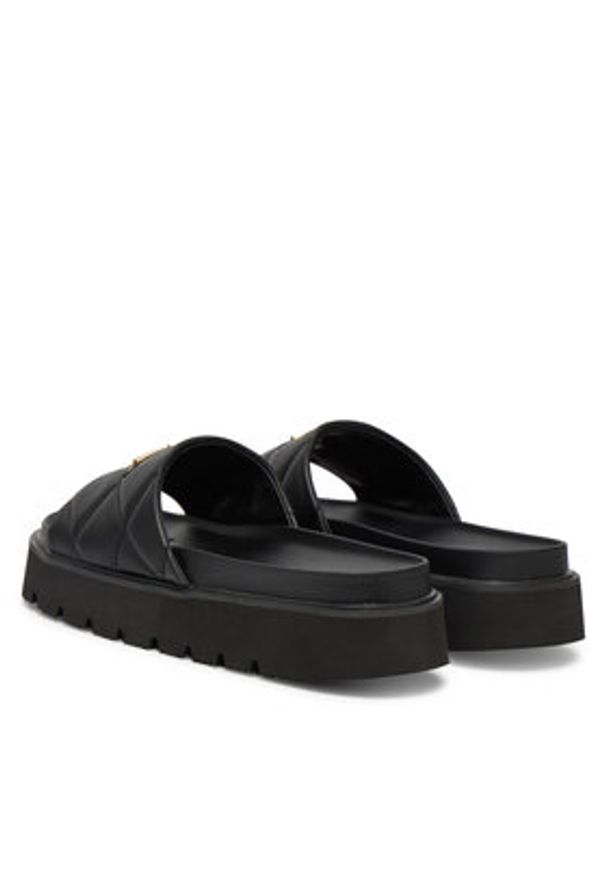 Replay - REPLAY Klapki GWF81 .000.C0042S Czarny. Kolor: czarny. Materiał: skóra