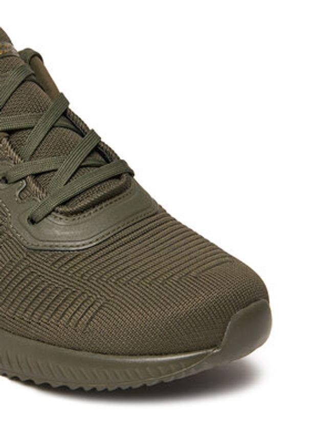 skechers - Skechers Sneakersy Bobs Squad-Tough Talk 32504/OLV Khaki. Kolor: brązowy. Materiał: materiał