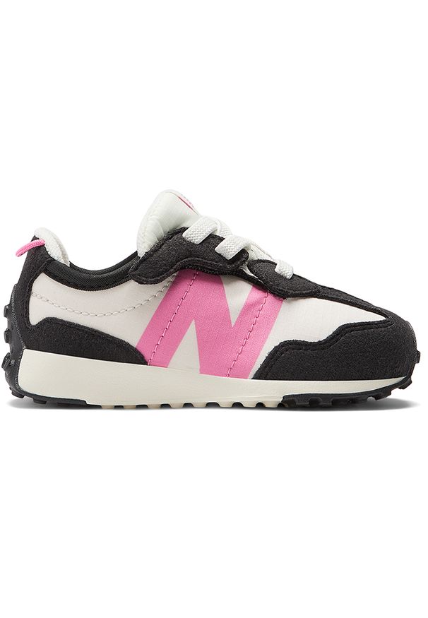 Buty niemowlęce New Balance NW327VL – multikolor. Okazja: na co dzień. Zapięcie: rzepy. Kolor: wielokolorowy. Materiał: materiał, syntetyk. Szerokość cholewki: normalna. Wzór: kolorowy