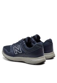 New Balance Sneakersy 550 v4 MW550AN4 Granatowy. Kolor: niebieski. Materiał: skóra