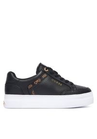 Guess Sneakersy FLTGXL ELE12 Czarny. Kolor: czarny. Materiał: skóra #1