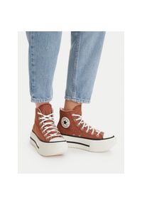 Trampki Converse. Kolor: brązowy. Obcas: na platformie #1