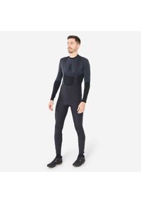 ROCKRIDER - Spodnie rowerowe MTB XC Rockrider zimowe. Kolor: czarny. Materiał: materiał, tkanina, polar. Sezon: zima. Sport: kolarstwo #1