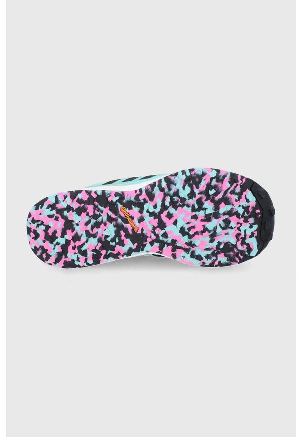 adidas Performance - Buty Terrex Agravic Flow. Zapięcie: sznurówki. Kolor: turkusowy. Materiał: guma