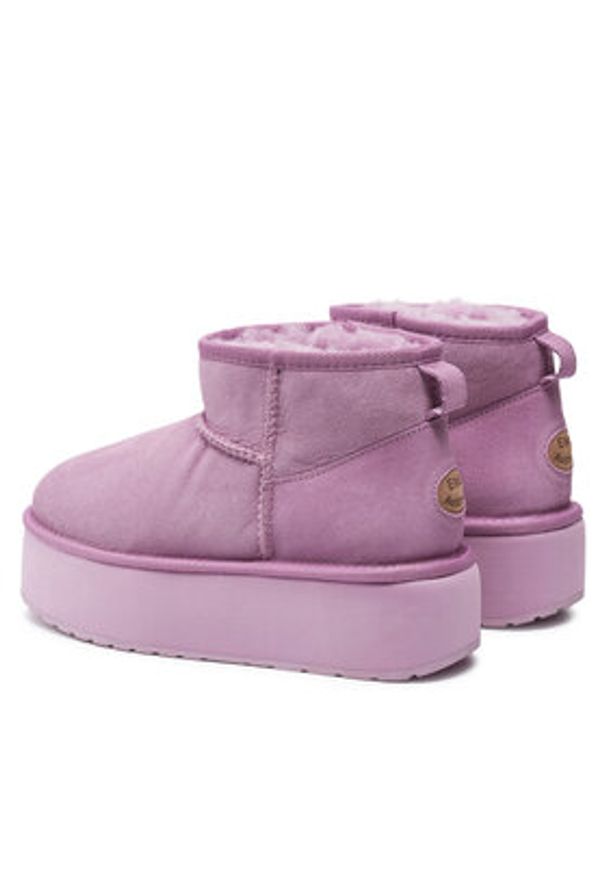 EMU Australia Śniegowce Stinger Micro Flatform W13082 Różowy. Kolor: różowy. Materiał: skóra
