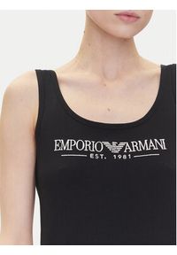 Emporio Armani Underwear Sukienka codzienna EW000494 AF10881 UC001 Czarny Regular Fit. Okazja: na co dzień. Kolor: czarny. Materiał: bawełna. Typ sukienki: proste. Styl: casual #3