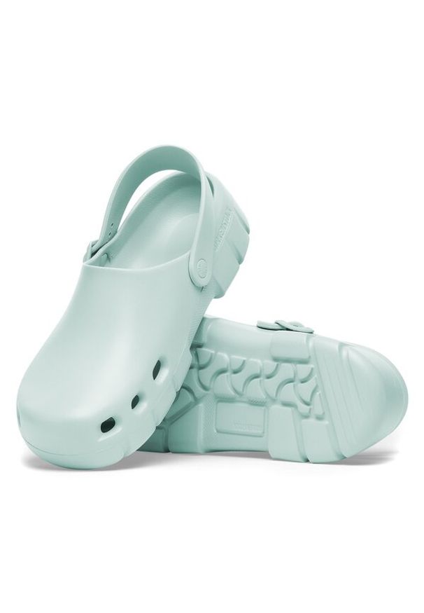 Birkenstock - BIRKENSTOCK Birki Flow EVA Surf Green Klapki unisex. Kolor: zielony