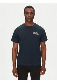 Element T-Shirt ELYZT00520 Granatowy Regular Fit. Kolor: niebieski. Materiał: bawełna
