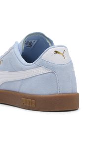 Puma - Sneakersy zamszowe unisex PUMA Club II PUMA Wild Green White Gold. Kolor: biały, wielokolorowy, żółty. Materiał: zamsz. Sport: turystyka piesza